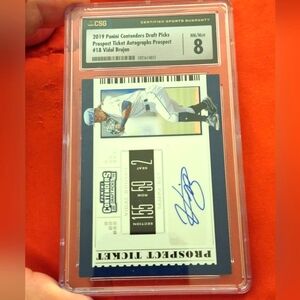 2019 Panini Contenders Draft Picks Prospect Ticket Autograph Card